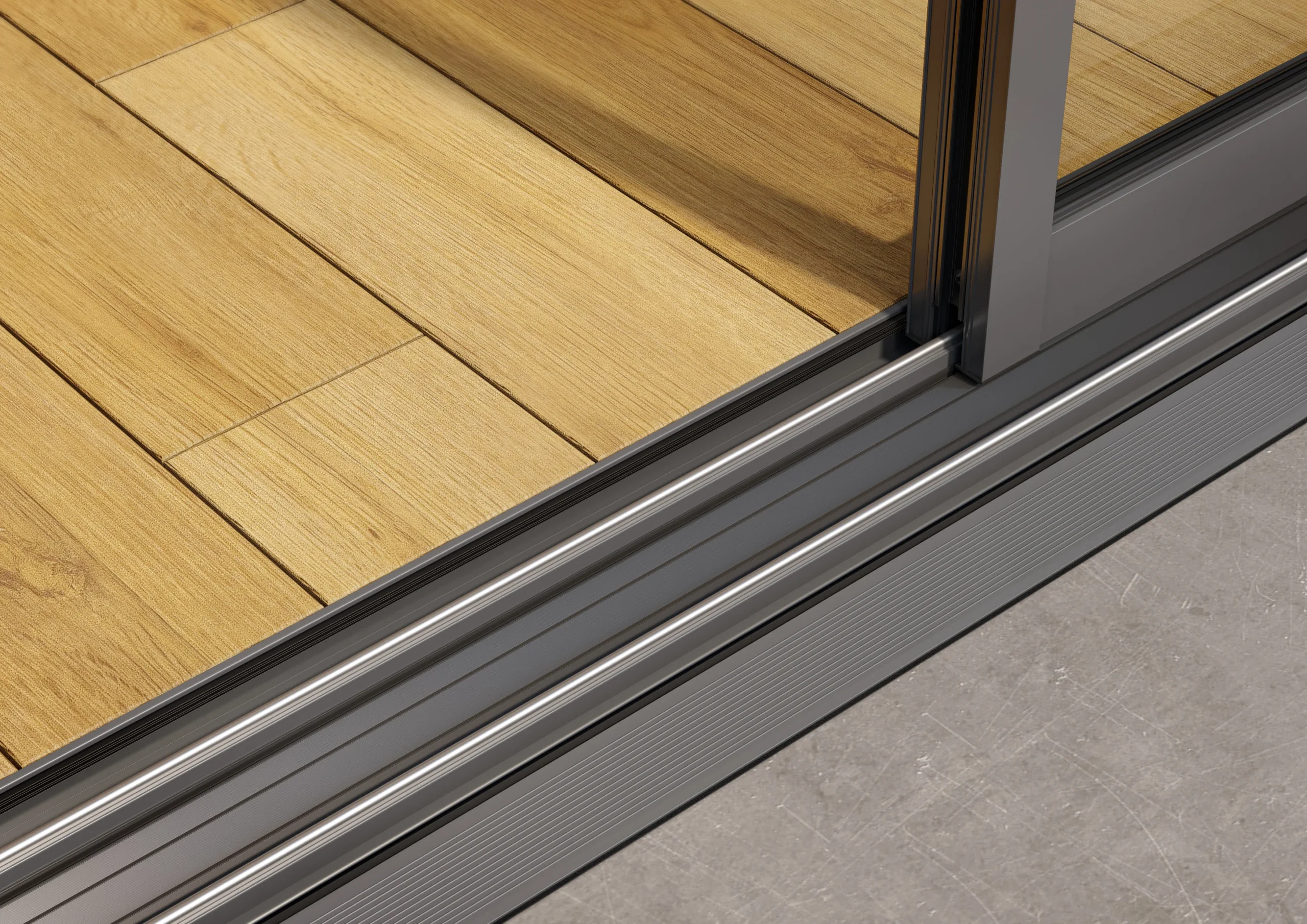 Infineo Sliding Door - Modern Env. - Close up - Cill
